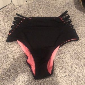 Victoria Secret Pink High Waisted Swim Bottoms